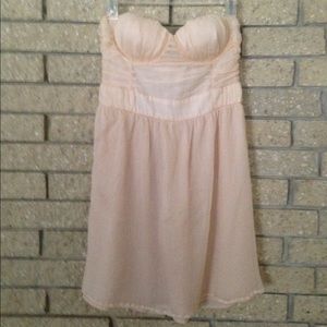 Blush PPump strapless dress, 💯% washable silk